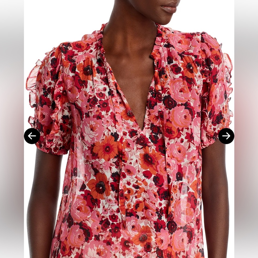 Paige Dandelion Silk Blouse - Picture 3 of 16